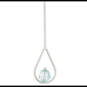 Swarovski authentic crystals White Rhodium Plated